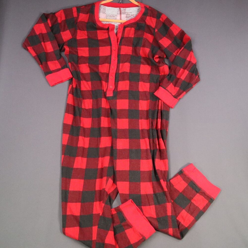 Long John Dreams Co Women's sleeper red/black plaid Size 18/20